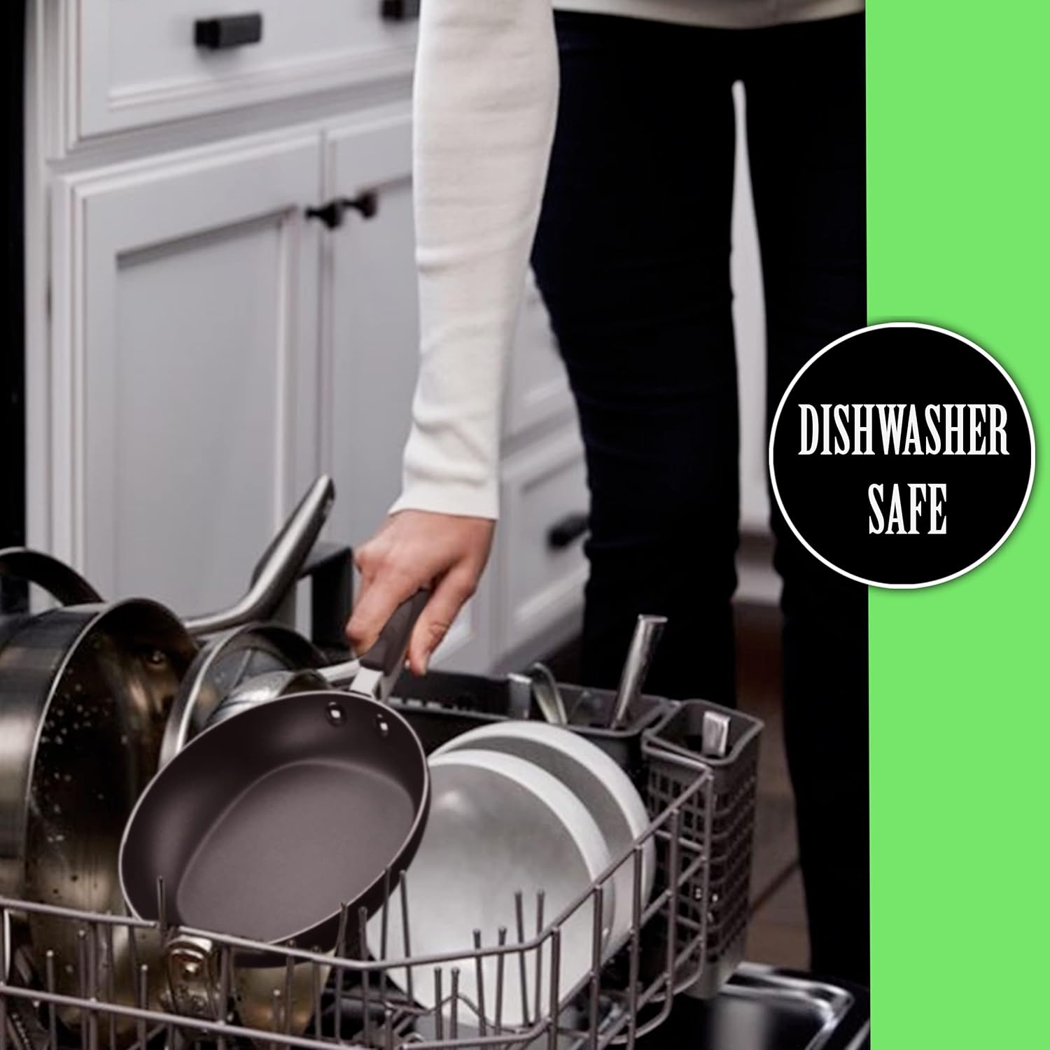 Nonstick 11 Inch Square Fry Pan for Classic Cooking - Not a Square Pan SP-1028, Gray