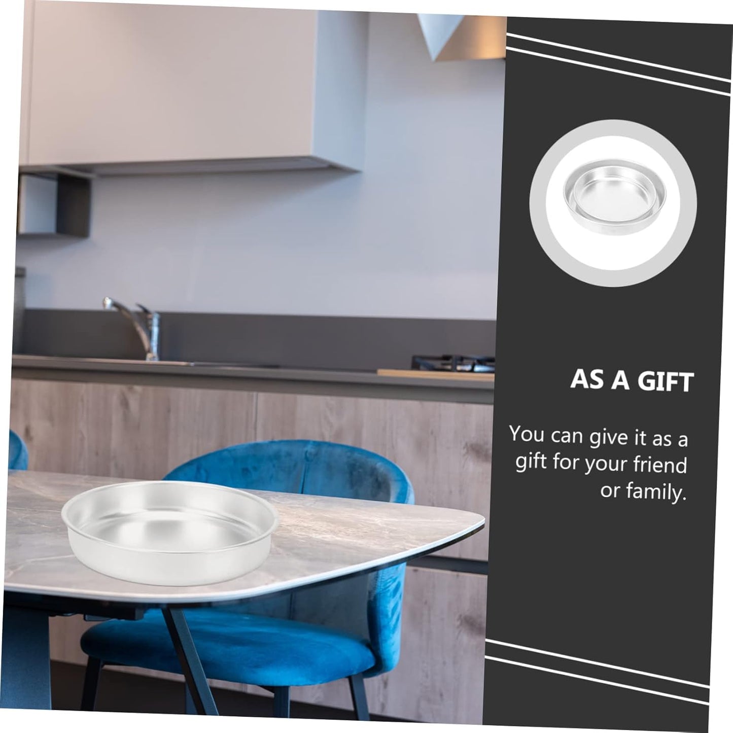 Nonstick Aluminum Baking Pan Set for Oven - Ideal for Baking Bread and Meatloaf, Easy to Clean