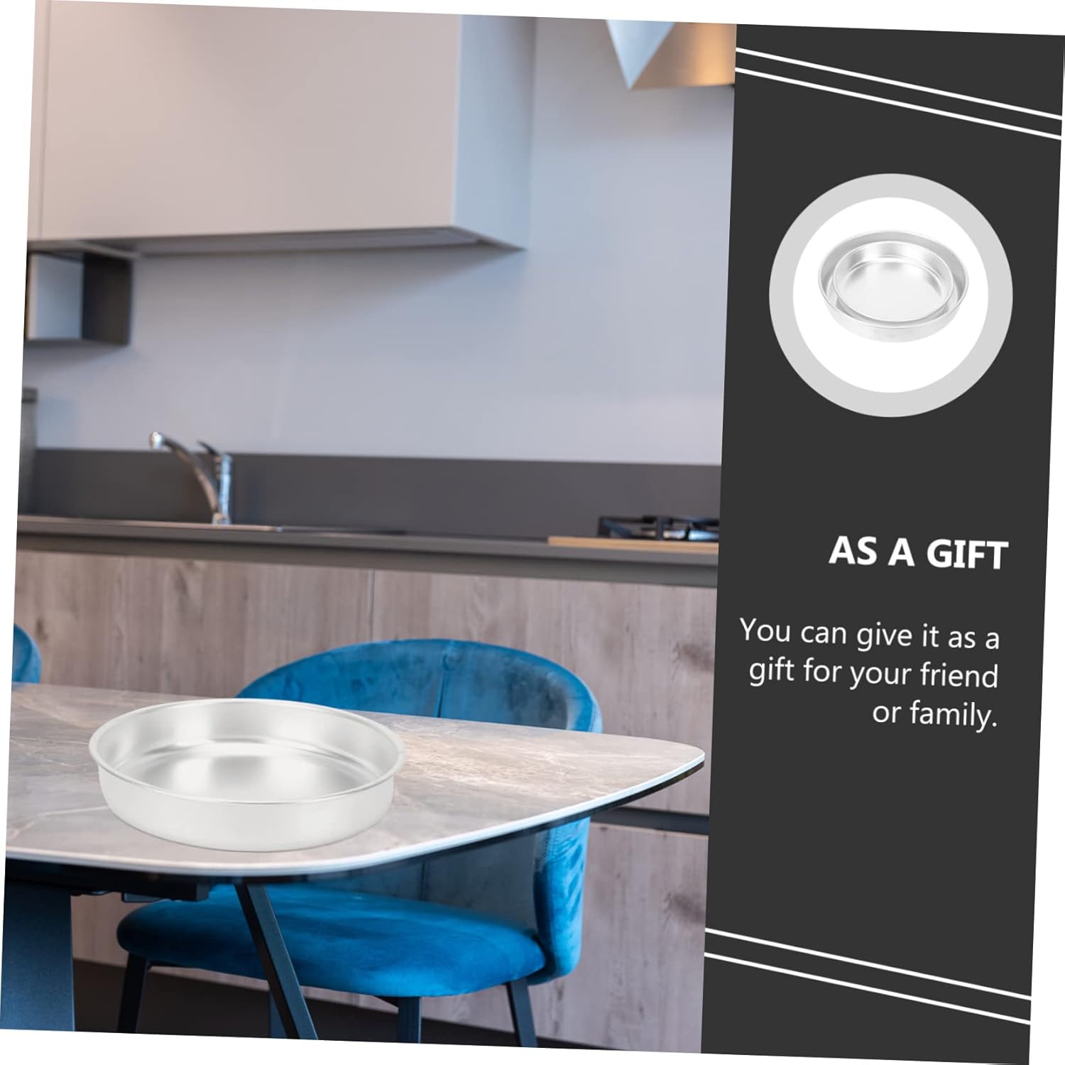 Nonstick Aluminum Baking Pan Set for Oven - Ideal for Baking Bread and Meatloaf, Easy to Clean