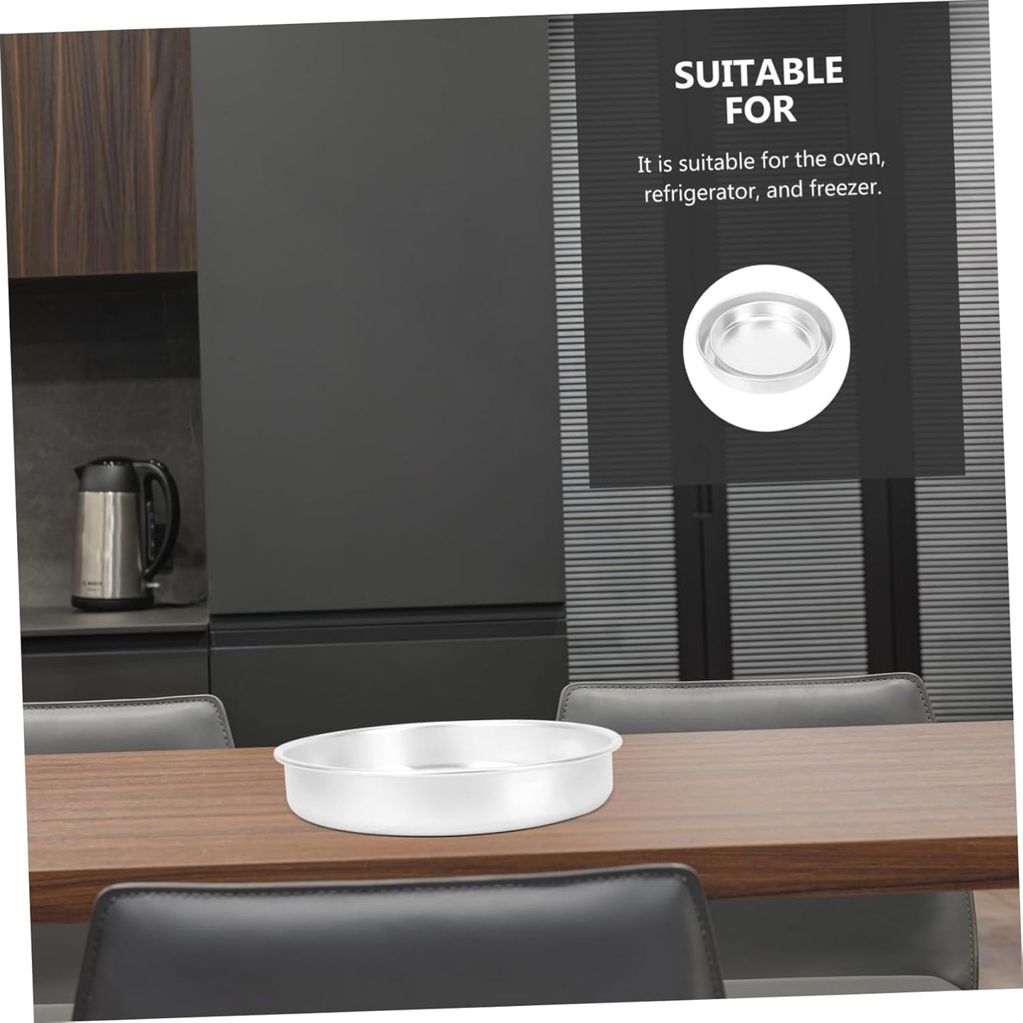 Nonstick Aluminum Baking Pan Set for Oven - Ideal for Baking Bread and Meatloaf, Easy to Clean