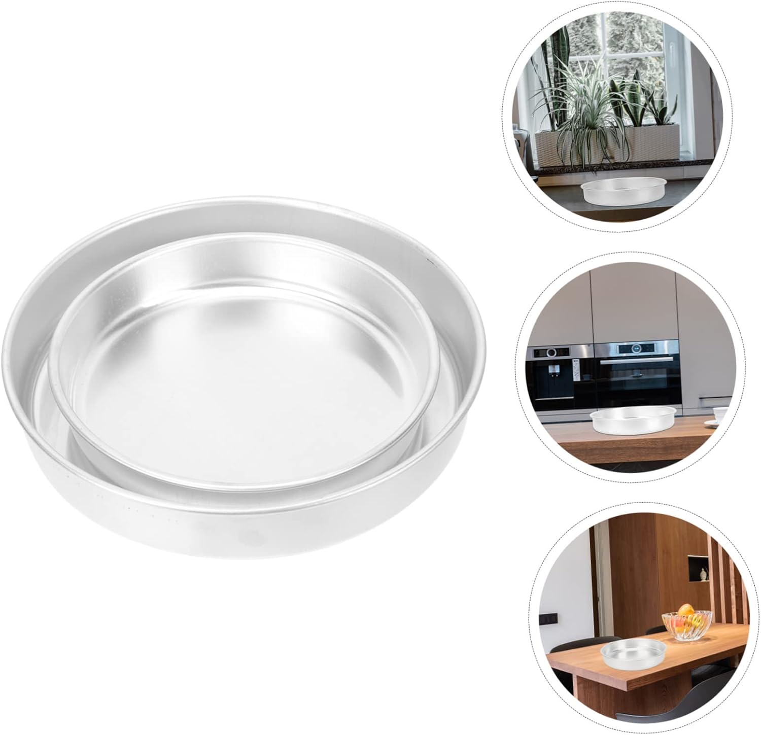 Nonstick Aluminum Baking Pan Set for Oven - Ideal for Baking Bread and Meatloaf, Easy to Clean