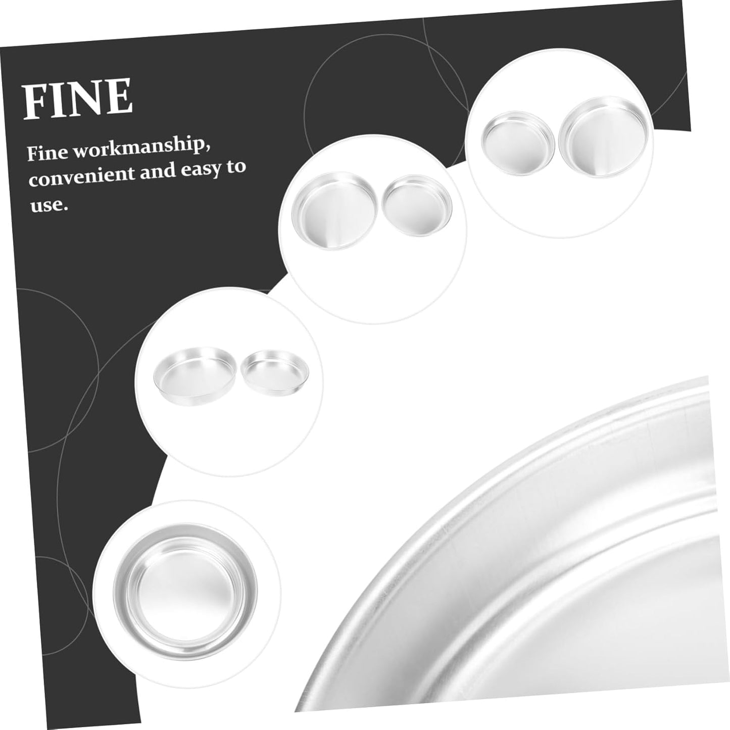 Nonstick Aluminum Baking Pan Set for Oven - Ideal for Baking Bread and Meatloaf, Easy to Clean