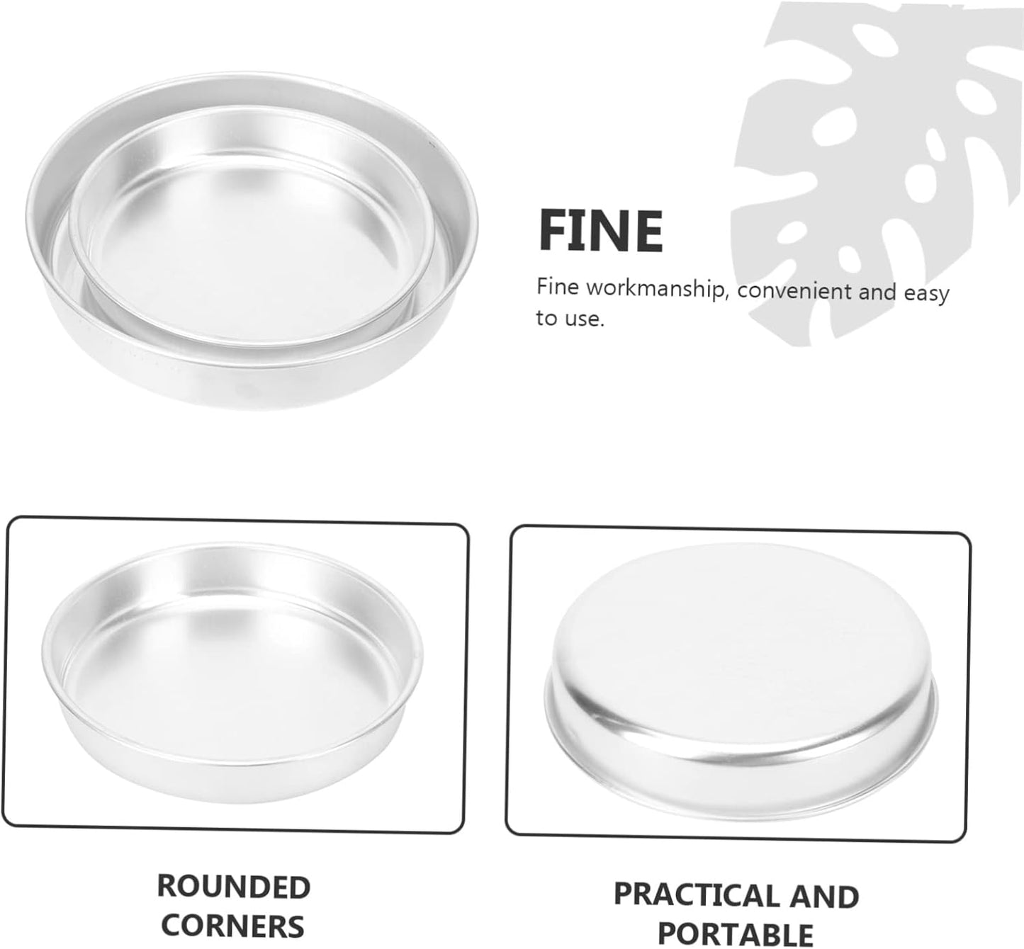 Nonstick Aluminum Baking Pan Set for Oven - Ideal for Baking Bread and Meatloaf, Easy to Clean