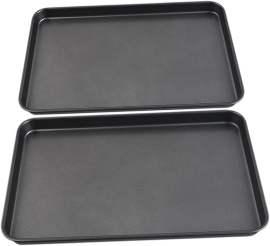 Nonstick Carbon Steel Baking Set: 2 Cookie Sheets, Bread Loaf Pans, Mini Baking Pans, and Skillet