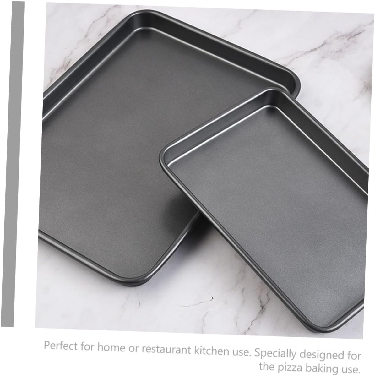 Nonstick Carbon Steel Baking Set: 2 Cookie Sheets, Bread Loaf Pans, Mini Baking Pans, and Skillet