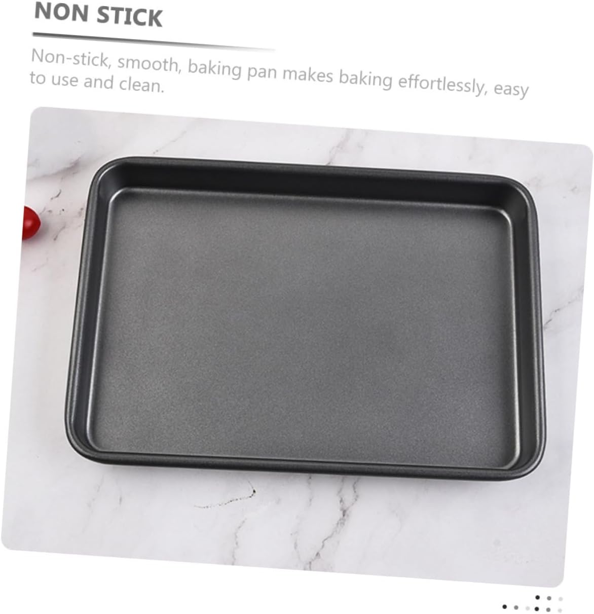 Nonstick Carbon Steel Baking Set: 2 Cookie Sheets, Bread Loaf Pans, Mini Baking Pans, and Skillet
