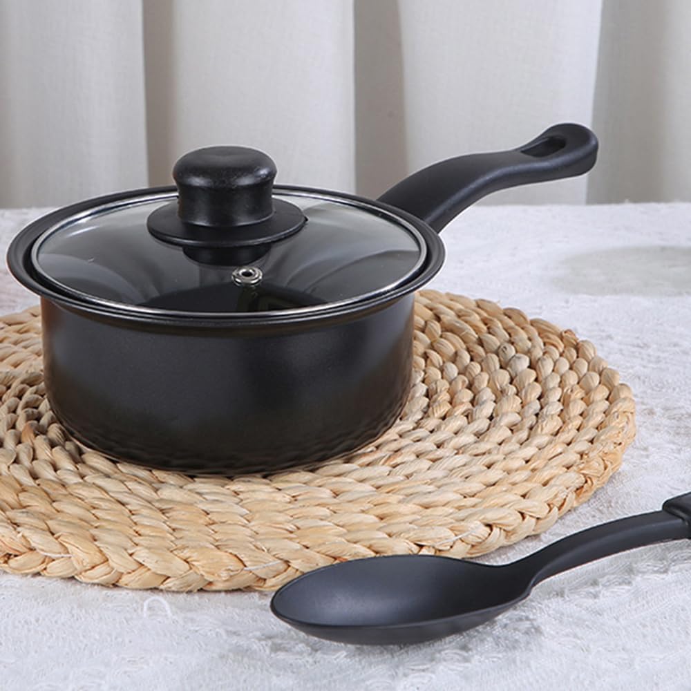 Nonstick Cookware Set, 13 Piece Pots and Pans with Utensils, Scratch Resistant Cooking Surface, All Stove Compatible - Pink Color