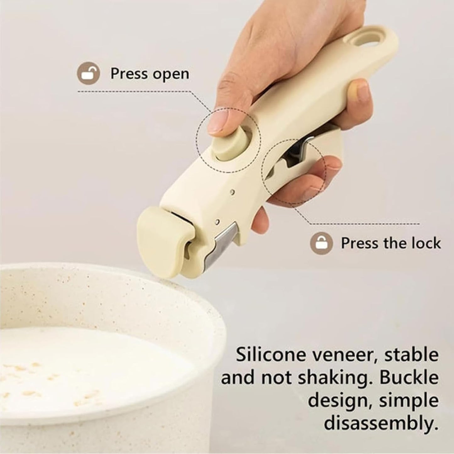 Nonstick Gourmetific Cookware Set with Detachable Handle - 11 Piece Ceramic Pots and Pans - Dishwasher Safe Kitchen Set