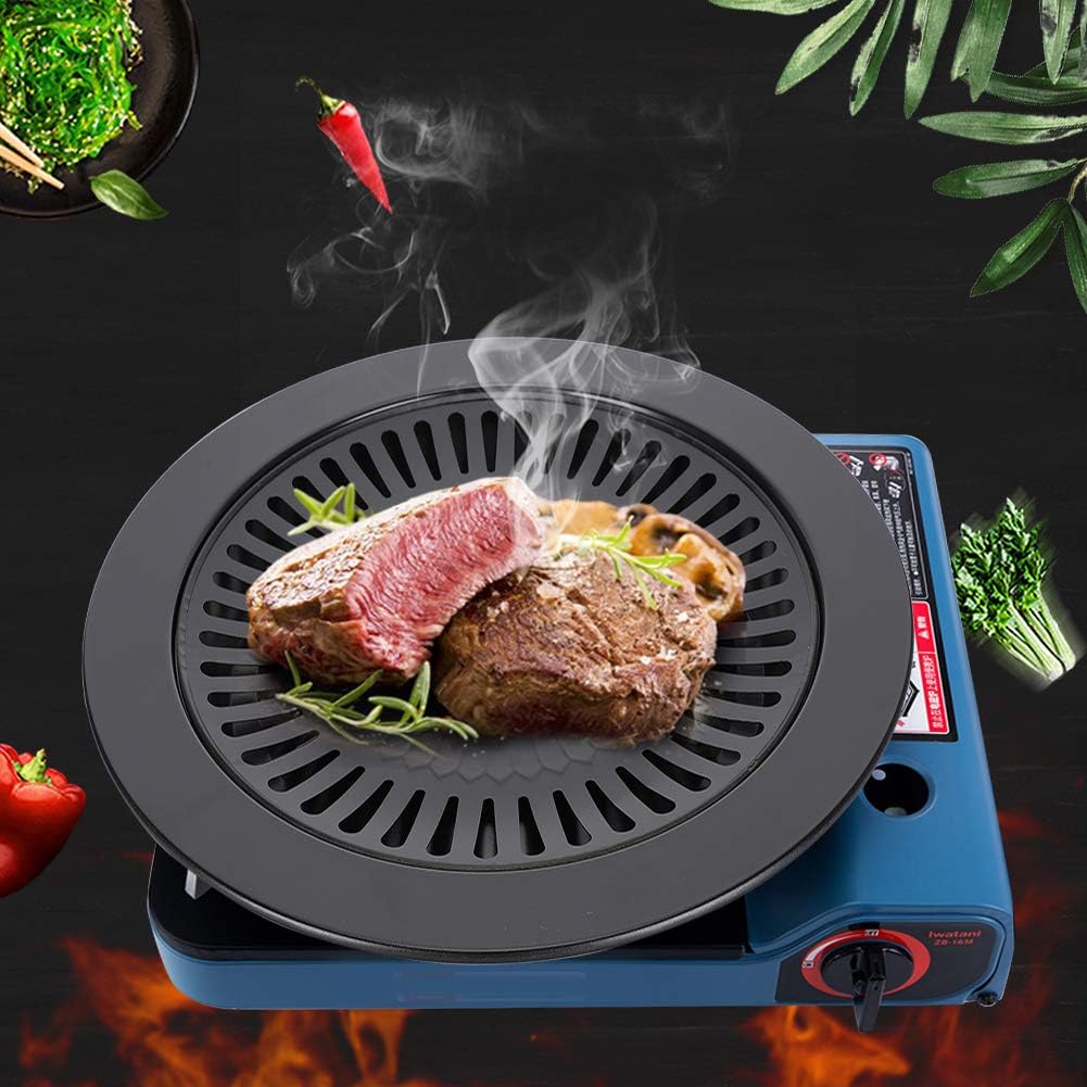 Nonstick Korean BBQ Grill Pan for Home Barbecue - Sorand Iron Roasting Grill Plate