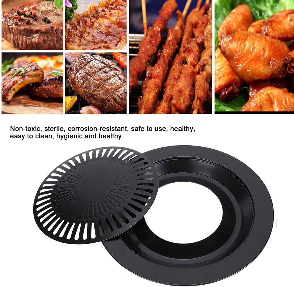 Nonstick Korean BBQ Grill Pan for Home Barbecue - Sorand Iron Roasting Grill Plate
