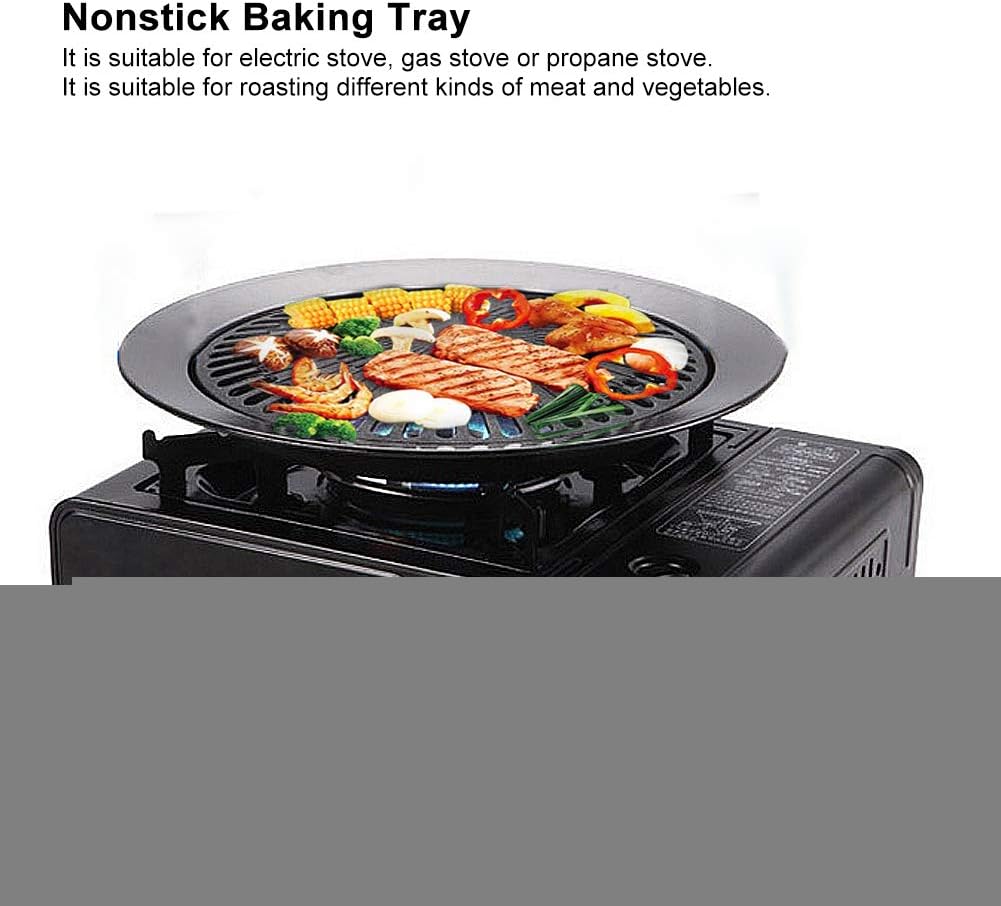 Nonstick Korean BBQ Grill Pan for Home Barbecue - Sorand Iron Roasting Grill Plate