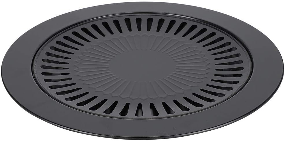 Nonstick Korean BBQ Grill Pan Set for Home and Camping - Iron Barbecue Plate with Roasting Tray and Baking Pan