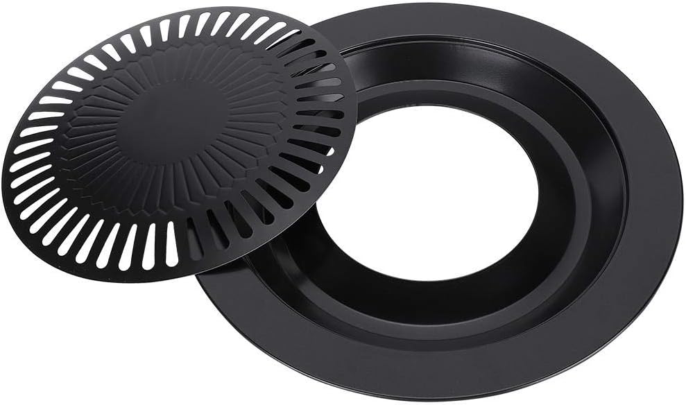 Nonstick Korean BBQ Grill Pan Set for Home and Camping - Iron Barbecue Plate with Roasting Tray and Baking Pan