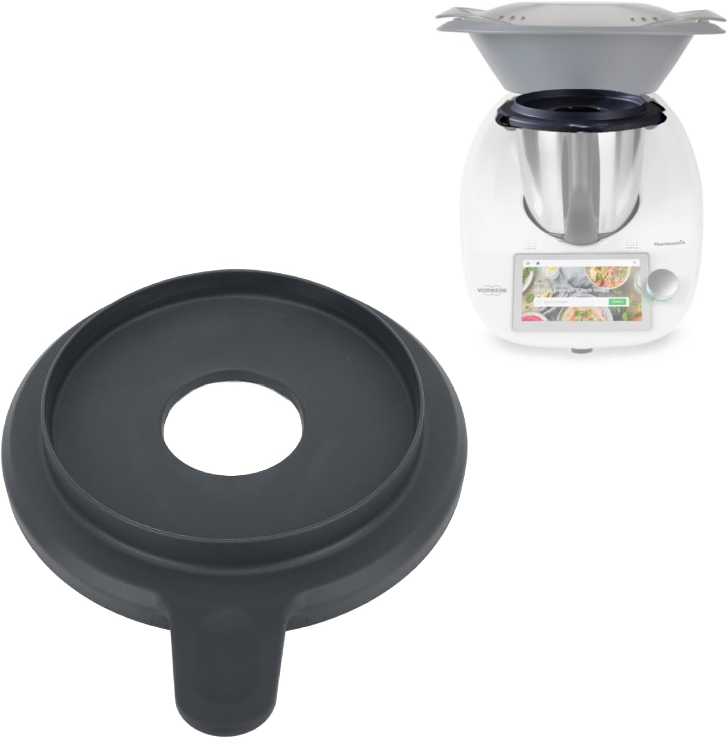 Nutrition-Preserving Mixer Bowl Lid for Thermomix TM5 TM6 - Multifunctional Cover