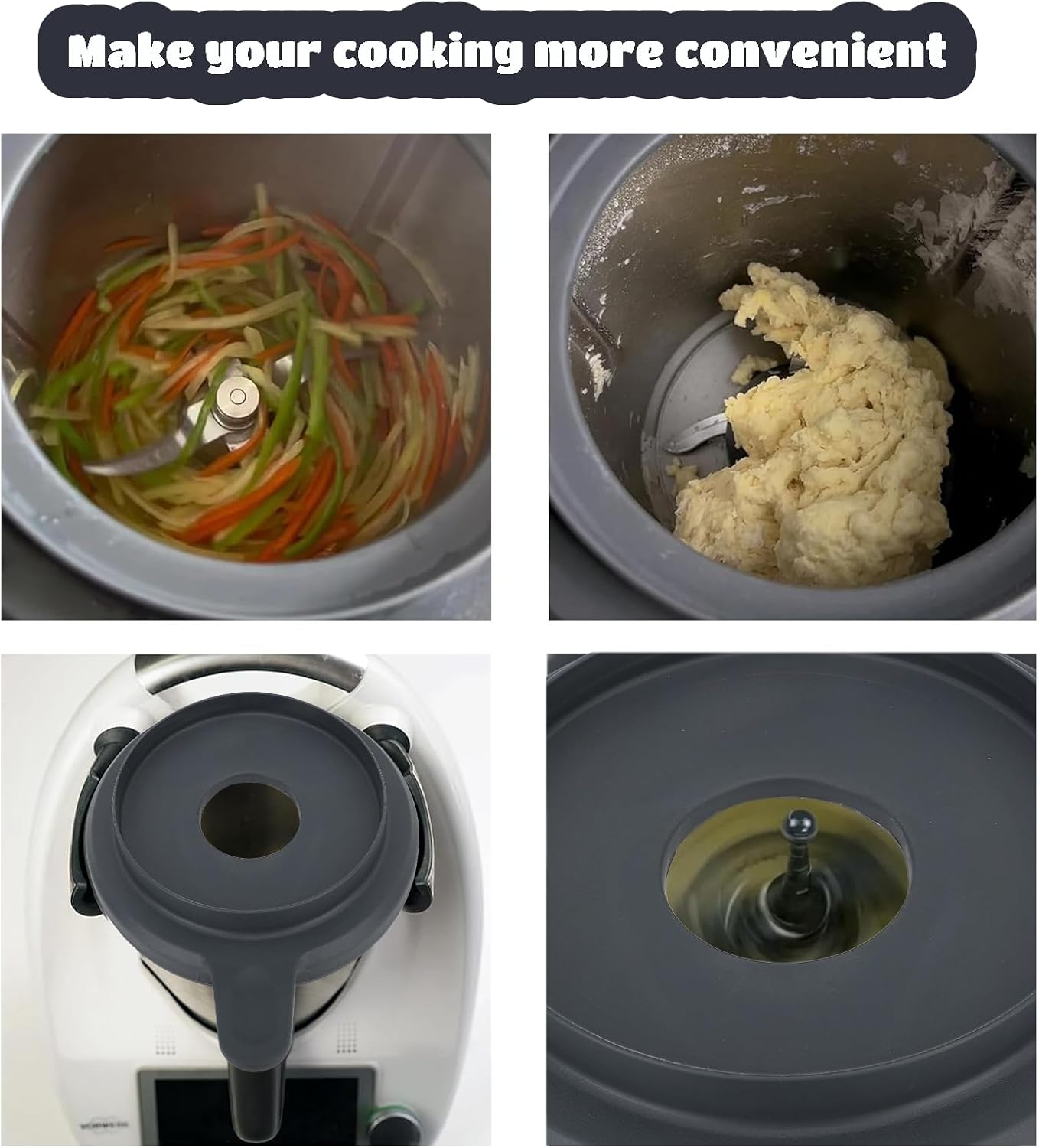 Nutrition-Preserving Mixer Bowl Lid for Thermomix TM5 TM6 - Multifunctional Cover