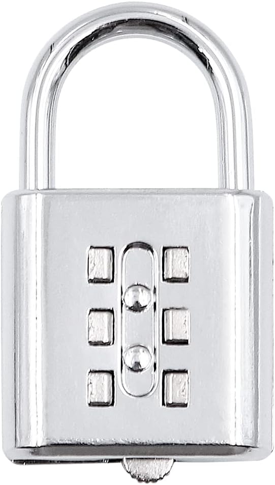 NUZAMAS 3-Pack Heavy Duty 4-Digit Combination Padlock - 30mm Zinc Alloy, Corrosion Resistant - Waterproof Keyless Lock for Home, School, Garage Locker - Silver