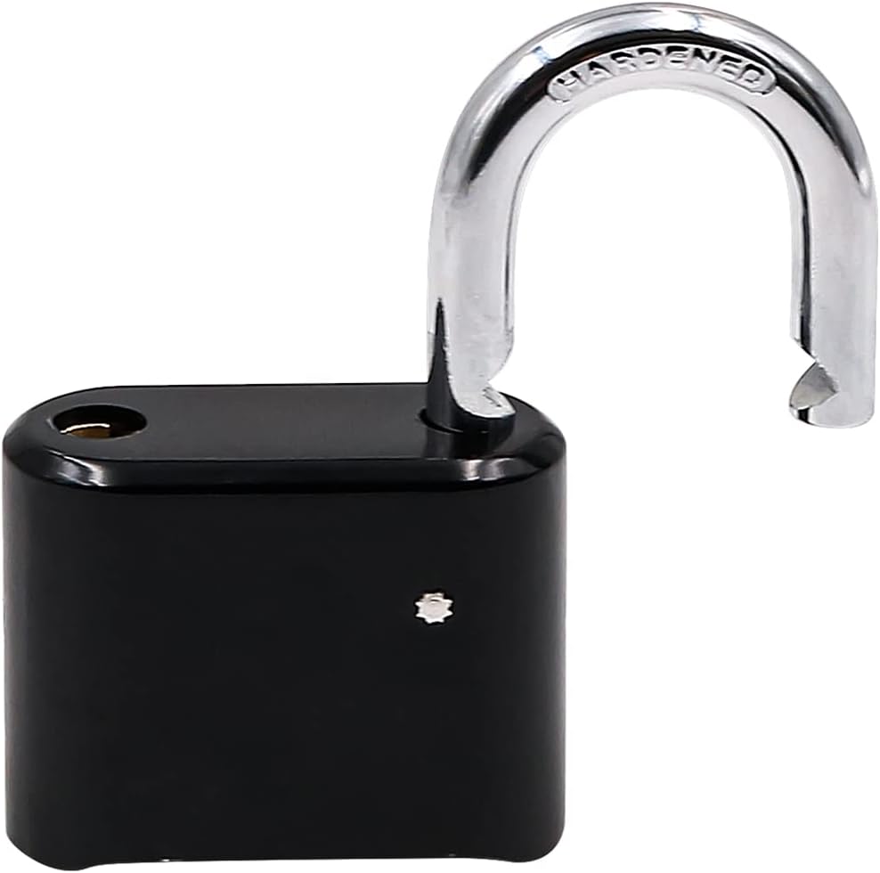 NUZAMAS 4-Wheel Zinc Alloy Combination Padlock Pack of 2 - Heavy Duty & Waterproof Keyless-Lock for Home, School, Garage Locker - Black