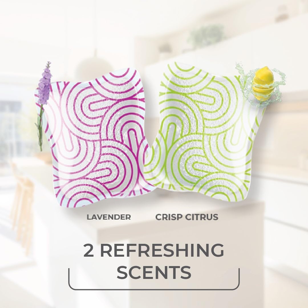 O-Cedar Floor Cleaning Pacs Bundle with Citrus and Lavender Scents - 20ct Total