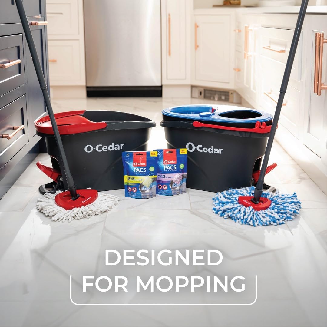 O-Cedar Floor Cleaning Pacs Bundle with Citrus and Lavender Scents - 20ct Total