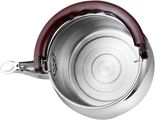 OMaju Stainless Steel Tea Kettle - Chirping Kettle, Water Jug, Ceramic Teapot