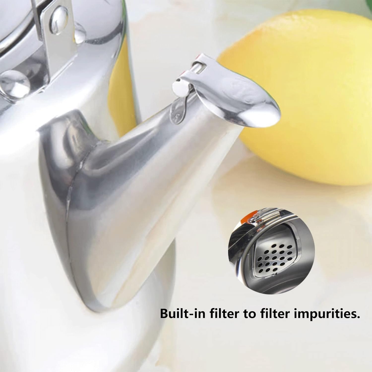 Orange 2 Liter Stainless Steel Whistling Tea Kettle for Gas, Induction, and Electric Stove Tops