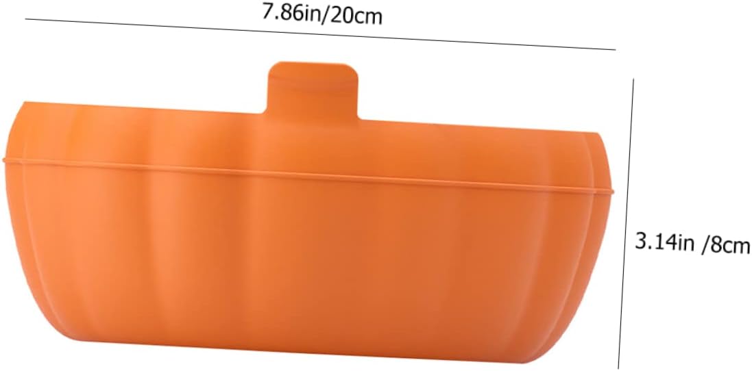 Orange Air Fryer Liner Paper Baking Tray Liners for Air Fryer Pans - Replaceable Inner Pad for Baking Supplies and Oven Tray