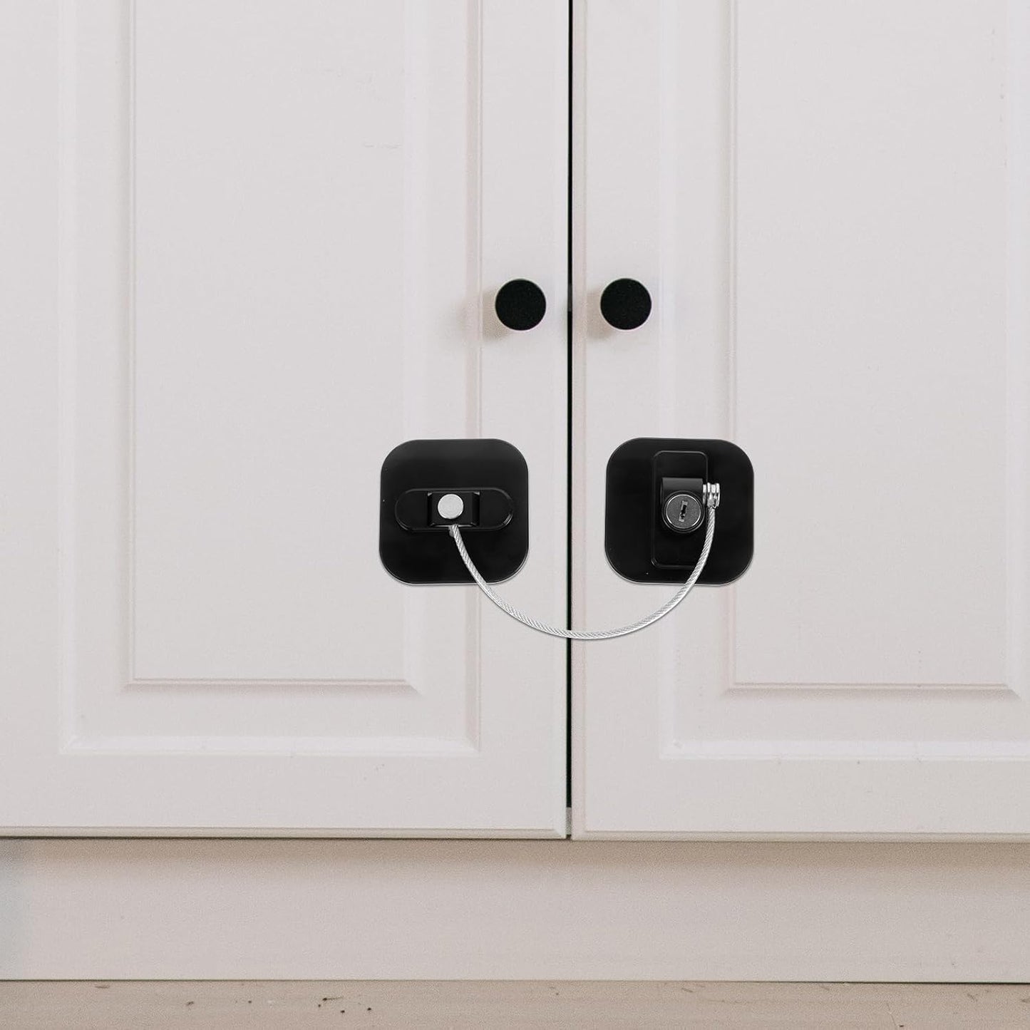 OSALADI Multifunctional Combination Lock Set for Fridge, Suitcase, and Cabinet - Plastic Protective Equipment Drawer Safety Locks with Password Protection