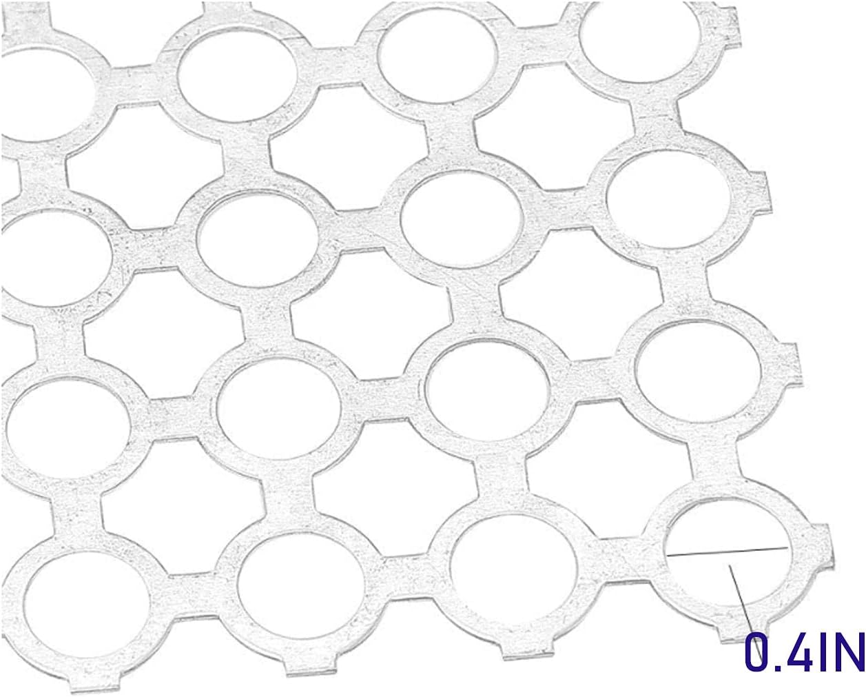 Outdoor Dryer Vent Cover with Pest Guard Screen, Aluminum Louvered Exhaust Cap for 4" Opening Hood Duct - White