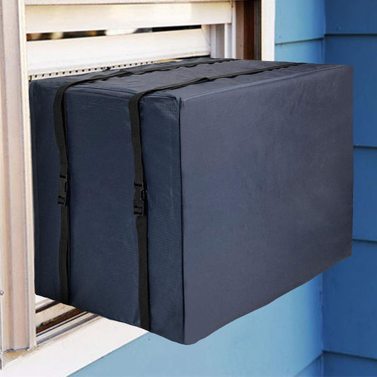 Outdoor Window Air Conditioner Cover - Small Size - 21.5"W x 16"D x 15"H - Blue Color - AC Unit Protective Cover for Outside