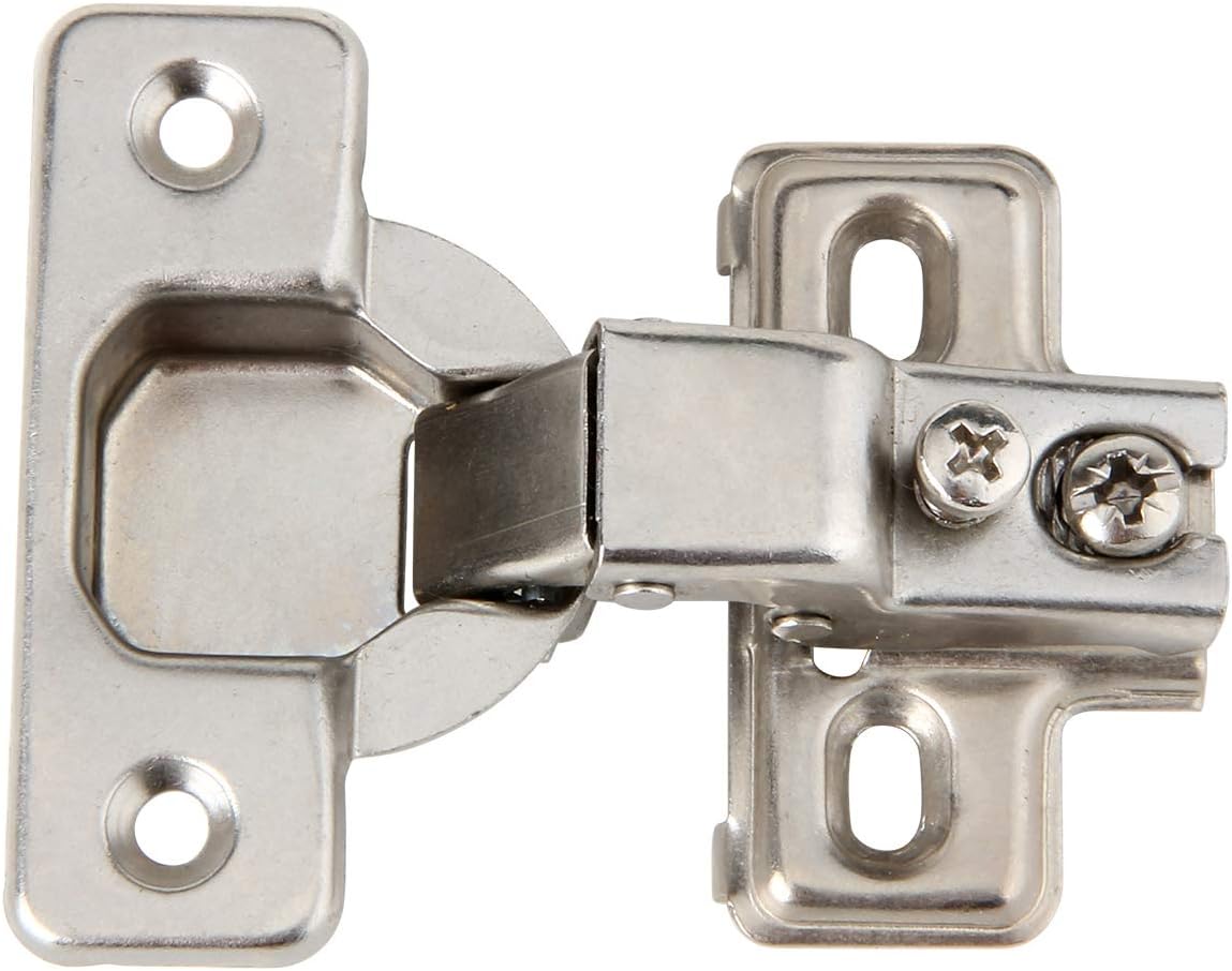 Pack of 10 Silverline Face Frame Compact Cabinet Hinges - Concealed Euro 105Deg Self Closing