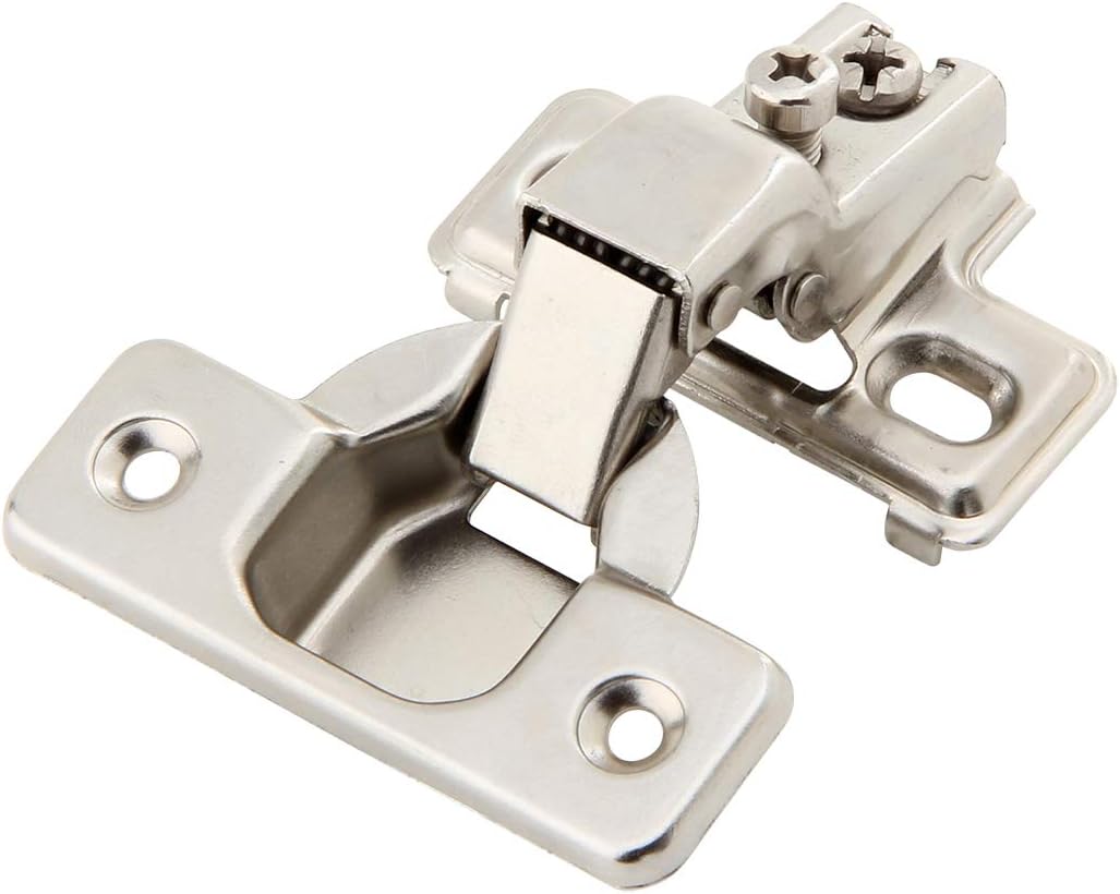 Pack of 10 Silverline Face Frame Compact Cabinet Hinges - Concealed Euro 105Deg Self Closing