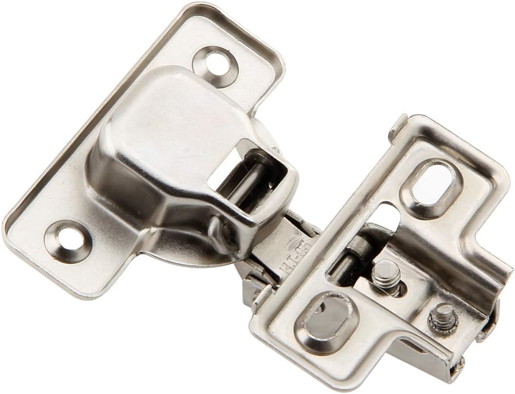 Pack of 10 Silverline Face Frame Compact Cabinet Hinges - Concealed Euro 105Deg Self Closing