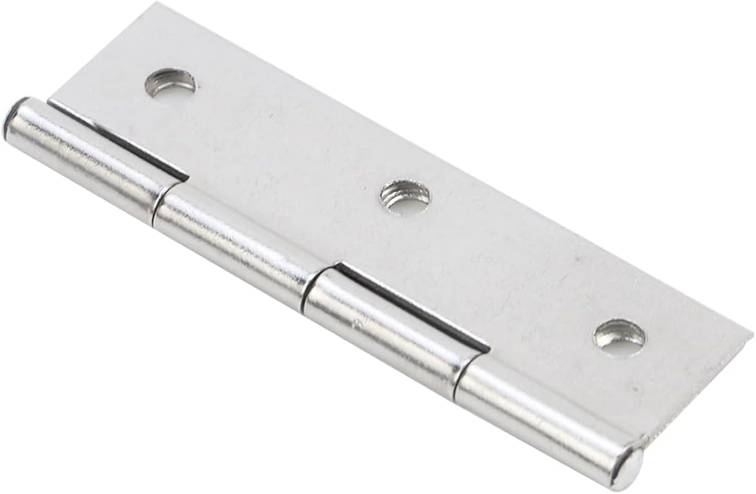 Pack of 12 McRedy Swing Door Hinges in Silver Stainless Steel - 3 Inch Size