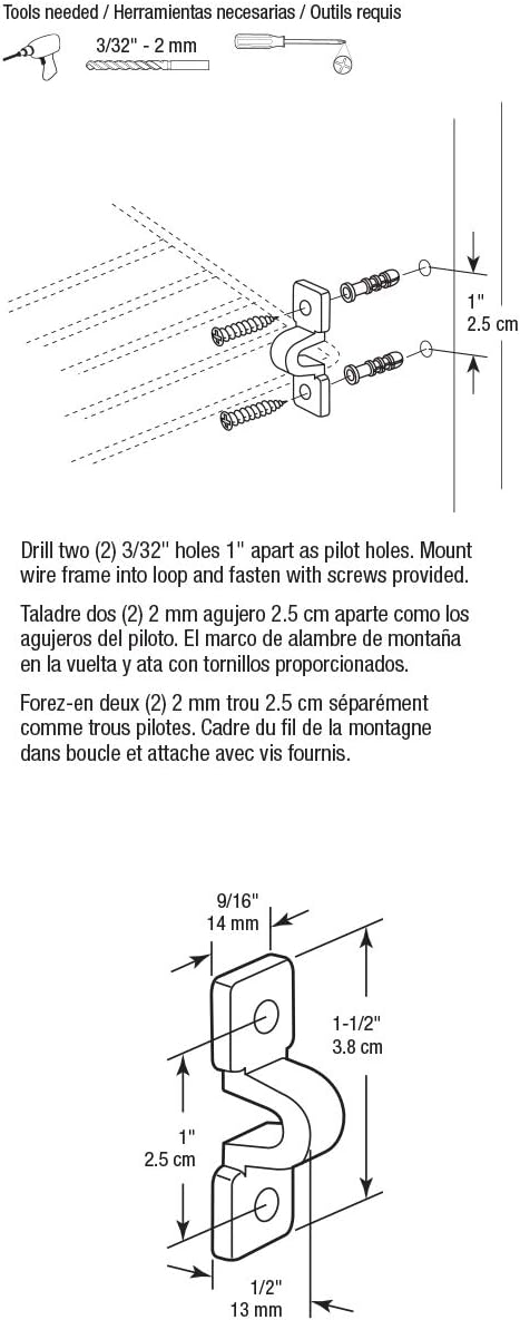 Pack of 12 White Plastic Loop Clips for Wire Shelves - Prime-Line MP7018