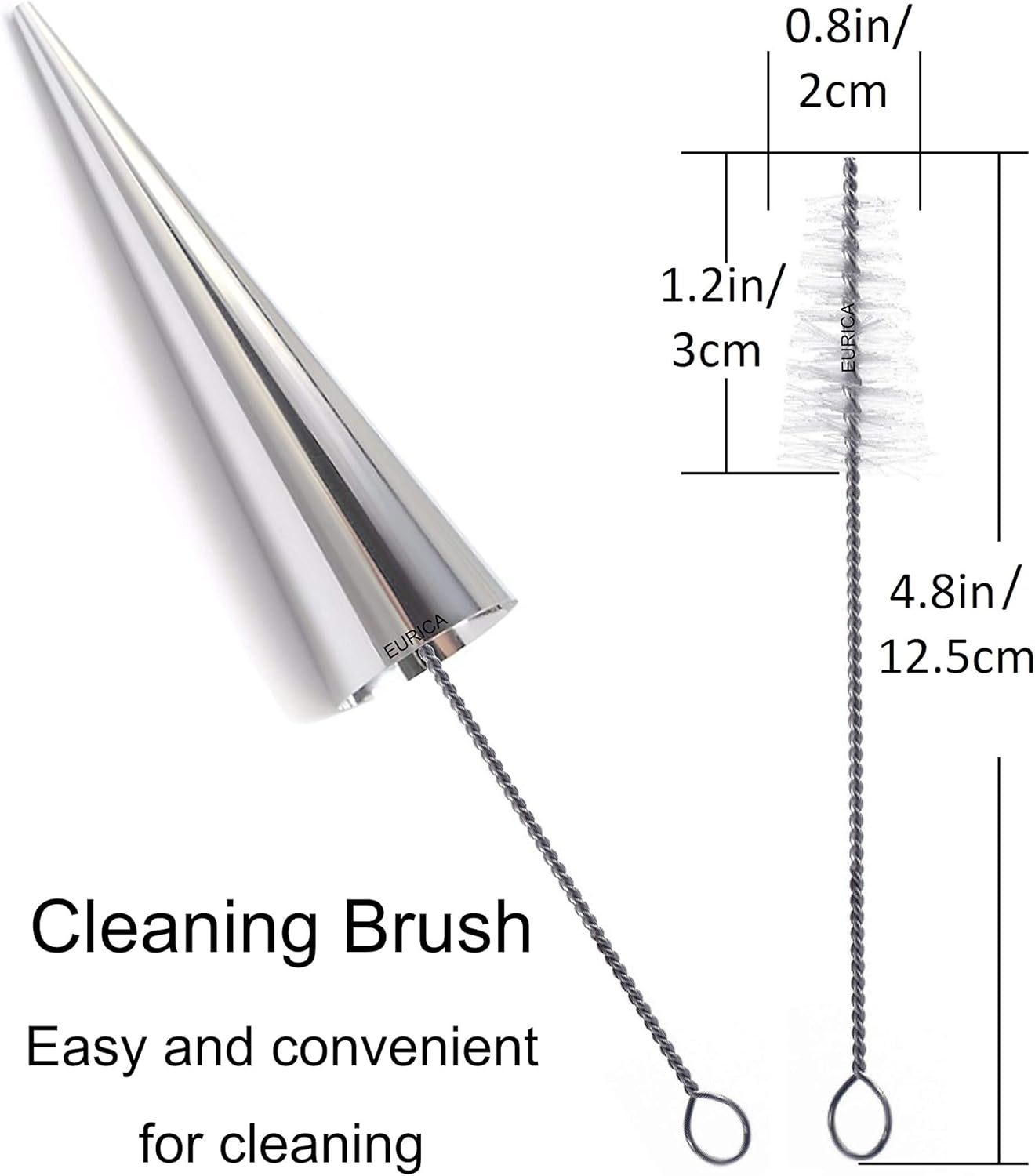 Pack of 16 Large 5-inch EUICAE Cream Horn Molds for Baking Cream Horns