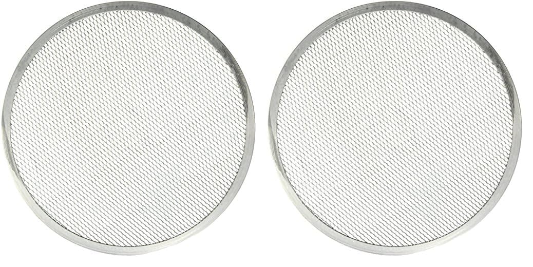 Pack of 2 American Metalcraft 18713 Pizza Screens - 13.05" Length, 13.05" Width, Silver