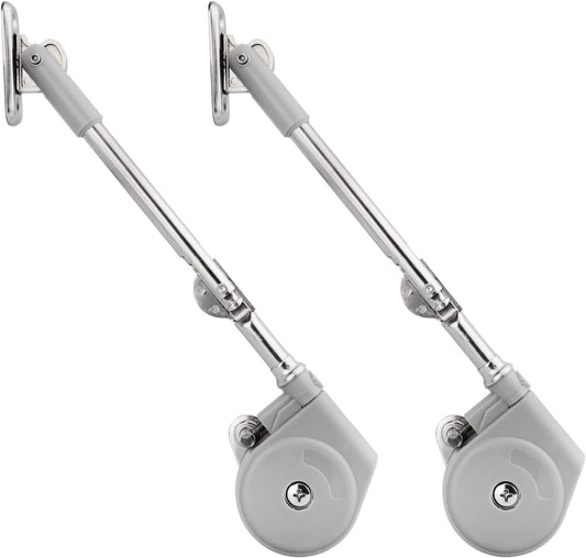 Pack of 2 Lid Stays with Soft Close for Toy Box and Upward Flap Doors - Easy Installation, 105 Degree Opening