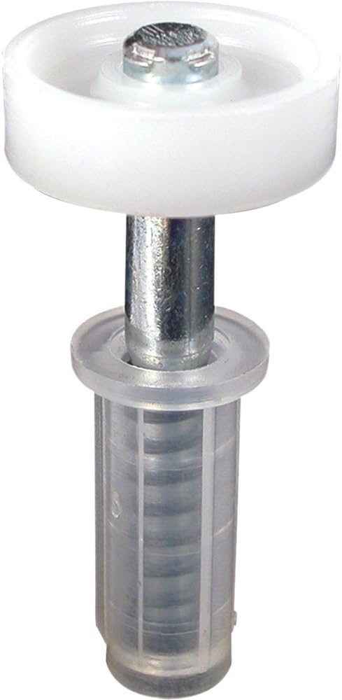 Pack of 2 Prime-Line N 6703 7/8 Inch Nylon Bi-Fold Closet Spring-Loaded Top Roller Guides - WildKart