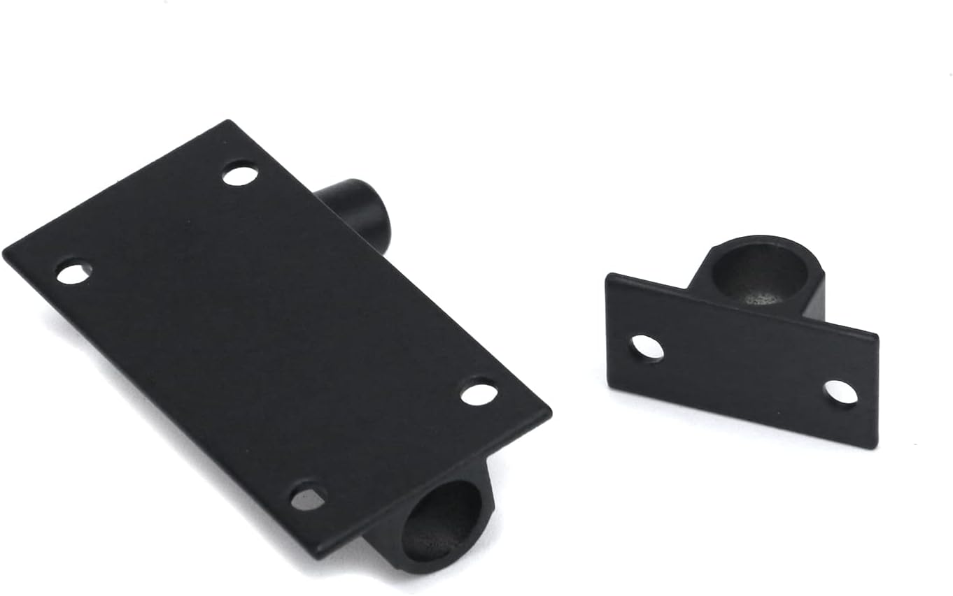 Pack of 4 Black Aluminum Alloy Barrel Bolt Locks - 2 Inch Door Latch Security Sliding Locks with Screws by MIRONEY