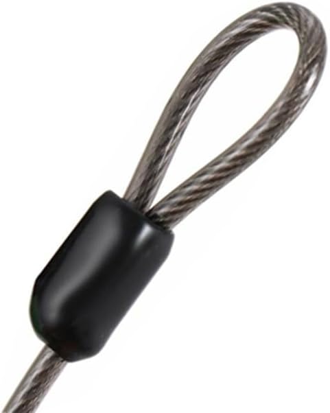 Pack of 4 Kopida 3.3FT 2mm Braided Steel Coated Security Cable Locks for Luggage, Outdoor Travel Safety Wire Rope Double Loop