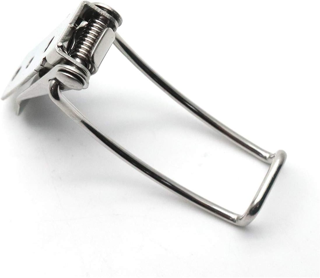 Pack of 4 Rannb 61mm Stainless Steel Spring Loaded Toggle Latch Hasp for Toolbox/Case