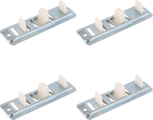 Pack of 4 Strybuc Industries Brixwell 8-209-4 Adjustable Bypass Floor Guides