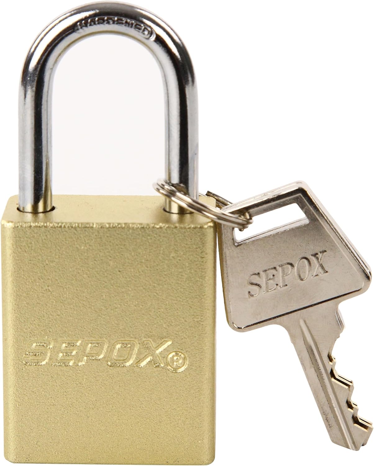 Pack of 5 SEPOX 1.5" Heavy-Duty Outdoor Padlock Set with Key-Alike Brass Cylinder for Boat, Fishing, Marine, Fence - Waterproof Solid Aluminum Locks