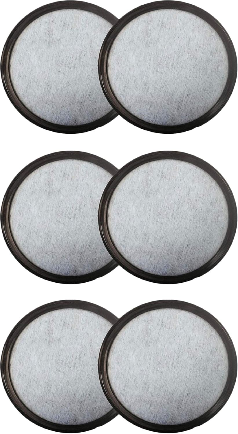 Pack of 6 Charcoal Water Filters for Mr. Coffee Machines by NISPIRA