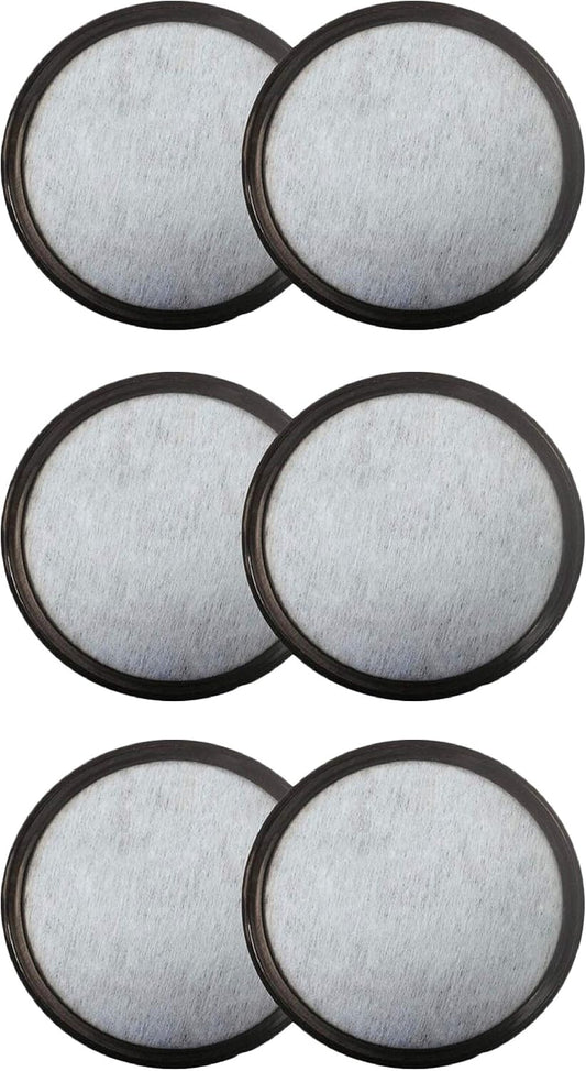 Pack of 6 Charcoal Water Filters for Mr. Coffee Machines by NISPIRA