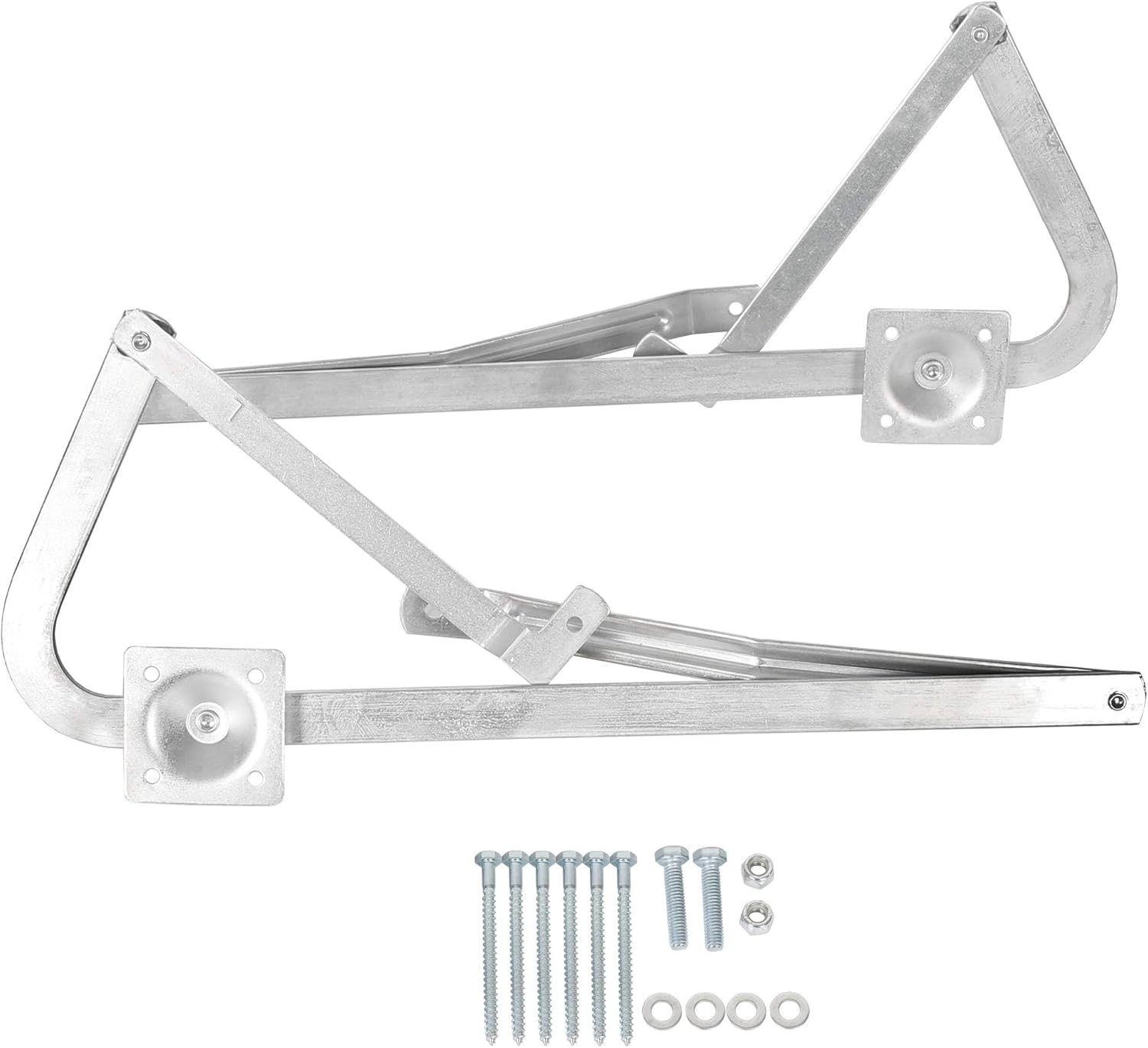 Pair of ECOTRIC 55-2 Zinc Replacement Hinge Arms for 2010-UP Werner Attic Ladders