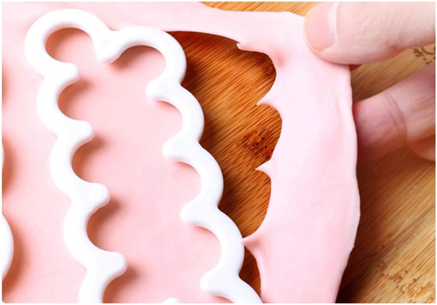 Palksky Cake Decorating Gumpaste Flowers Rose Cutter Set - Easy to Use Pack of 3