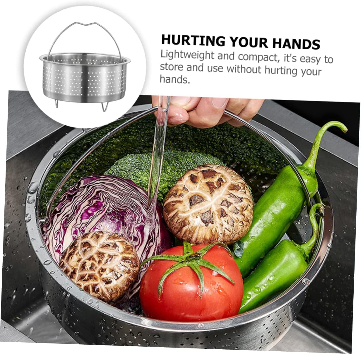 PAMINGONO Rice Cooker Steamer Basket for Cooking Dumplings and Buns