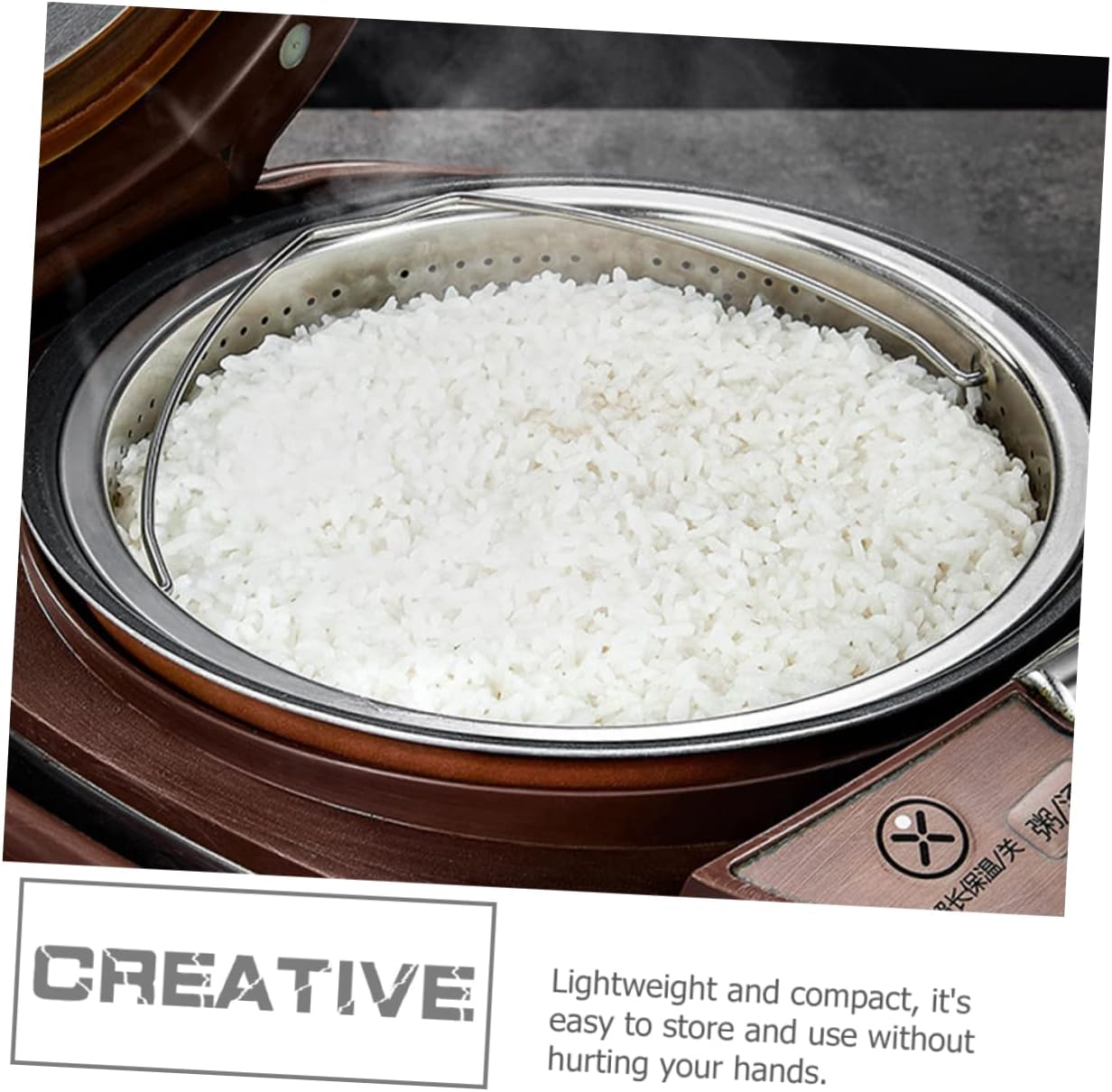 PAMINGONO Rice Cooker Steamer Basket for Cooking Dumplings and Buns