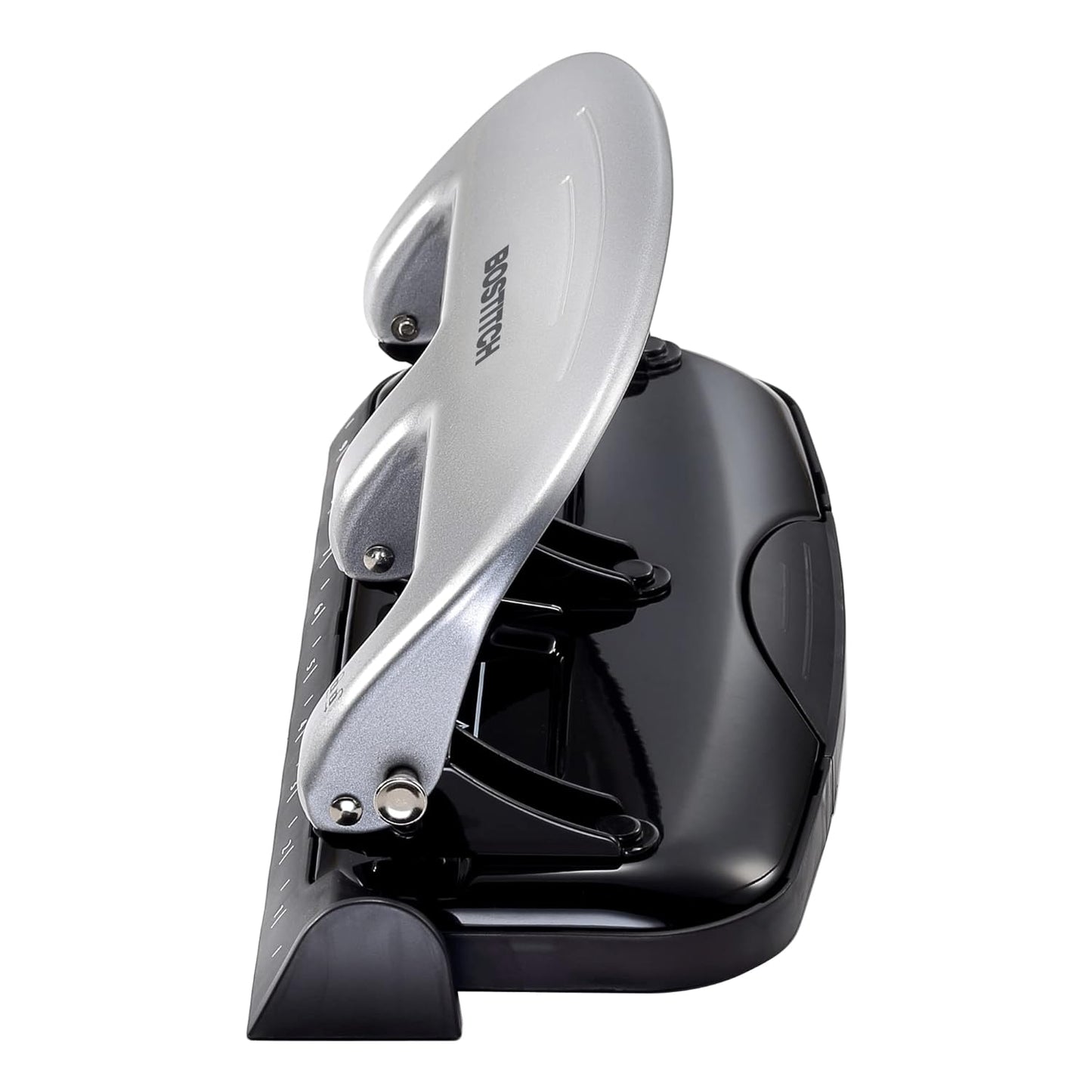 PaperPro Bostitch Office EZ Squeeze 3-Hole Punch - 20 Sheet Capacity, Easy Punching, Jam-Free Technology - Silver